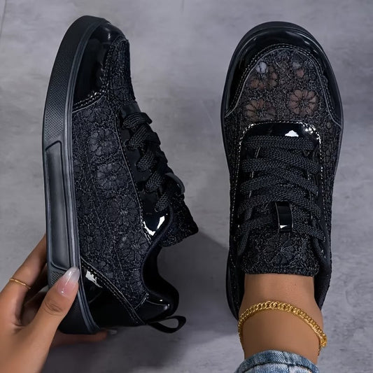 Diletta | Sneaker aus floraler Spitze