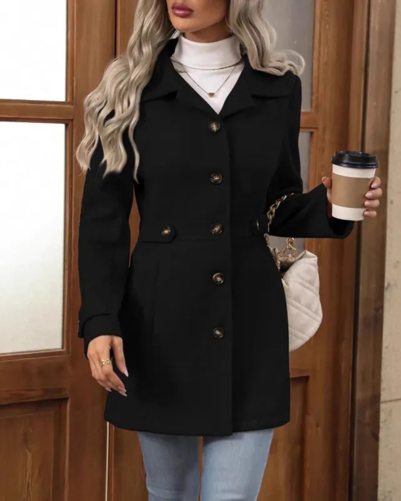 Elena™ | Eleganter taillierter Mantel