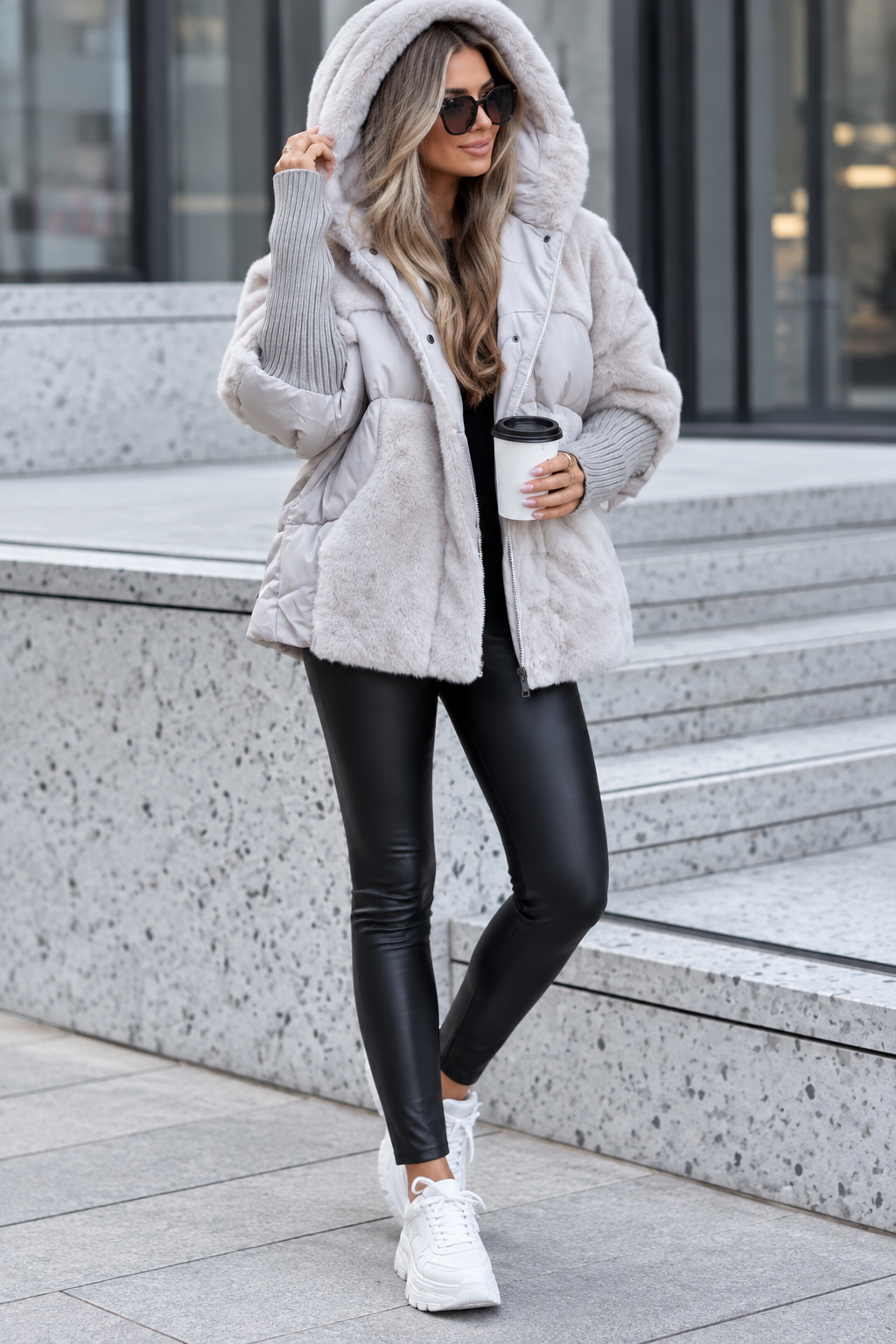 Isabelle™ | Warme Jacke mit Kapuze