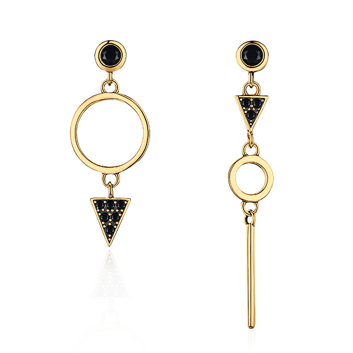 Pendientes Espinela Negra