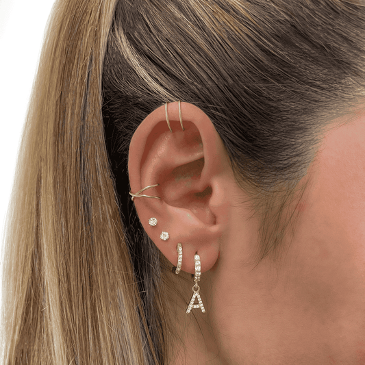 Pendientes Inicial Hoops