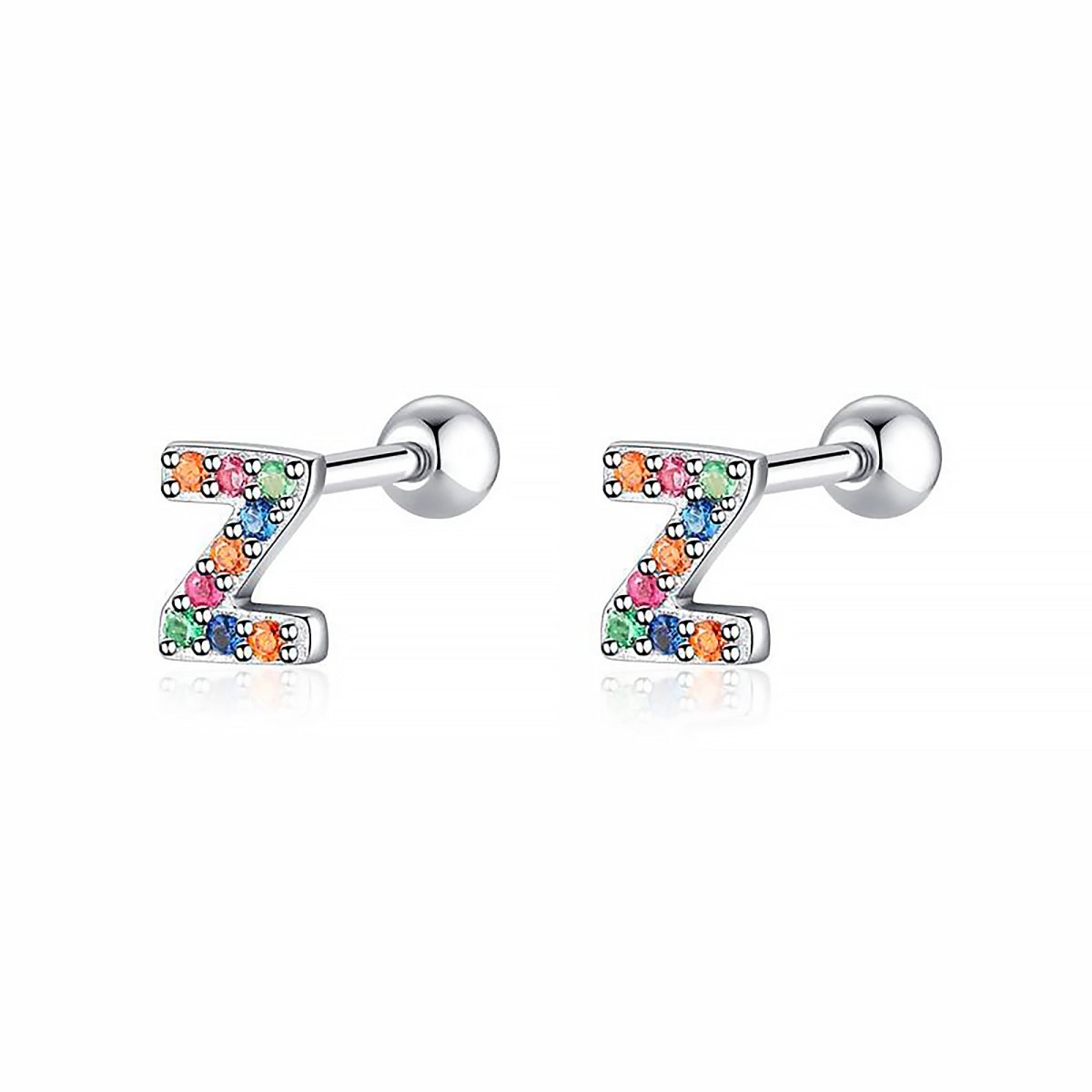 Pendientes Letritas Color