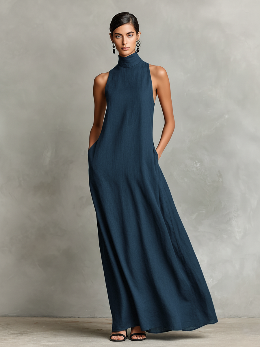 Caterina | Minimalistisches langes Kleid
