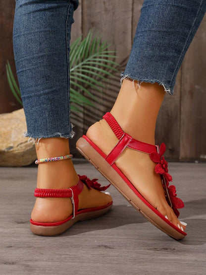 Florea | Sandalias Ortopédicas con Flores Aplicadas
