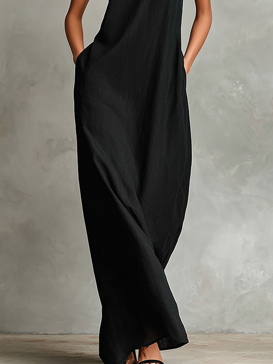 Caterina | Minimalistisches langes Kleid