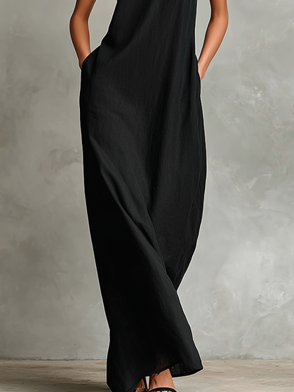 Caterina | Minimalistisches langes Kleid