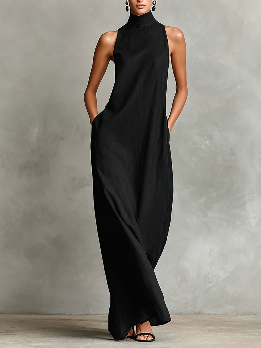 Caterina | Minimalistisches langes Kleid