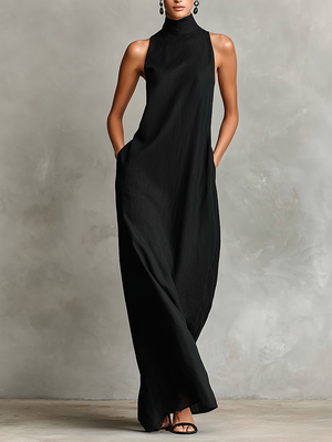 Caterina | Minimalistisches langes Kleid