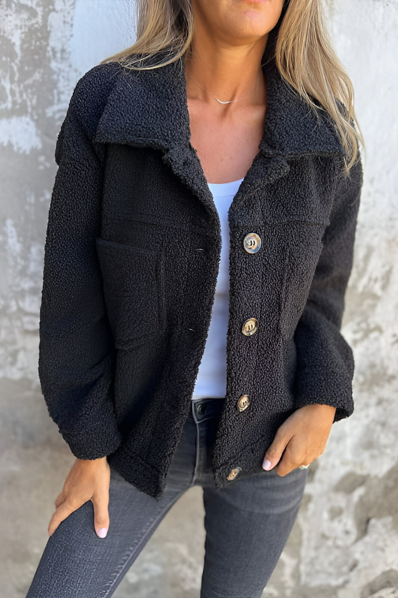 Rina™ | Warme lässige Teddyjacke