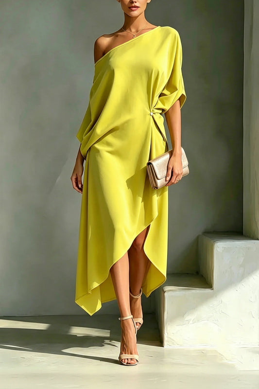 Camilla | Abito Asimmetrico Elegante