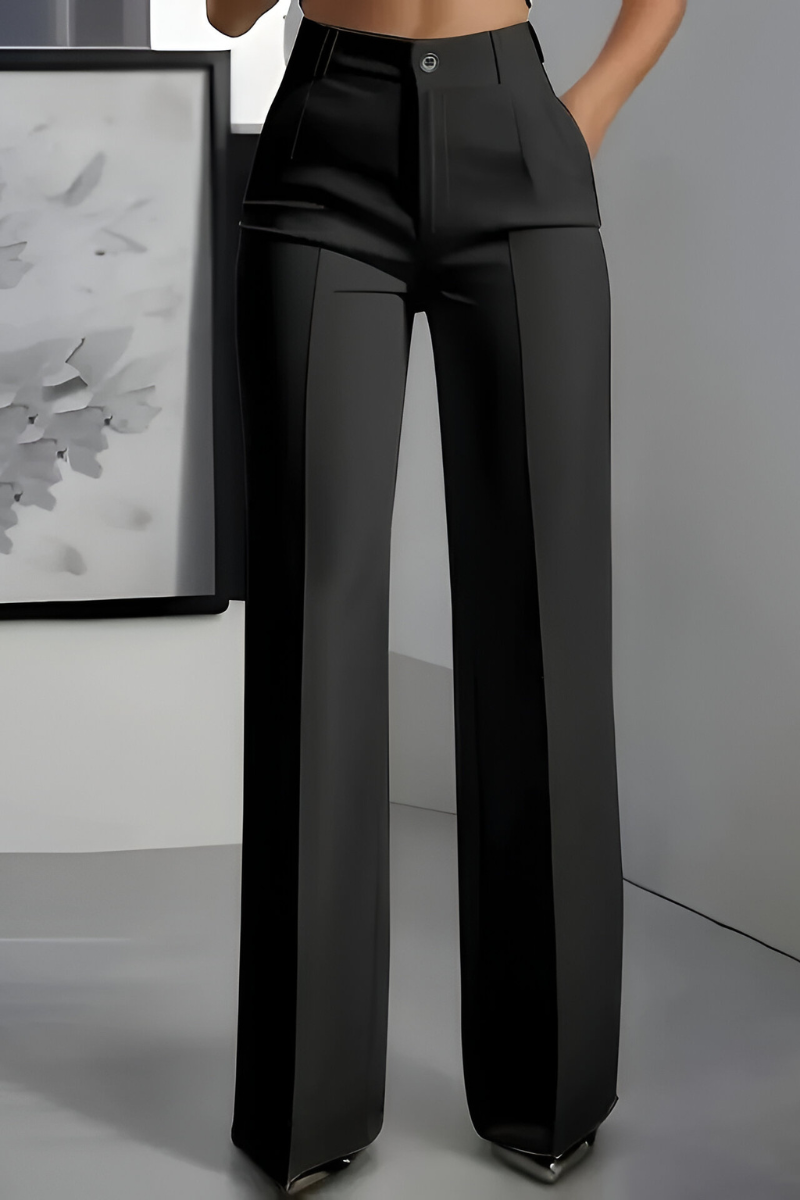 Kiva™ | Pantalon Élégant Taille Haute