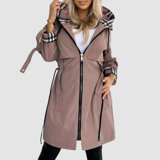 Camille™ | Chaqueta de Entretiempo con Capucha