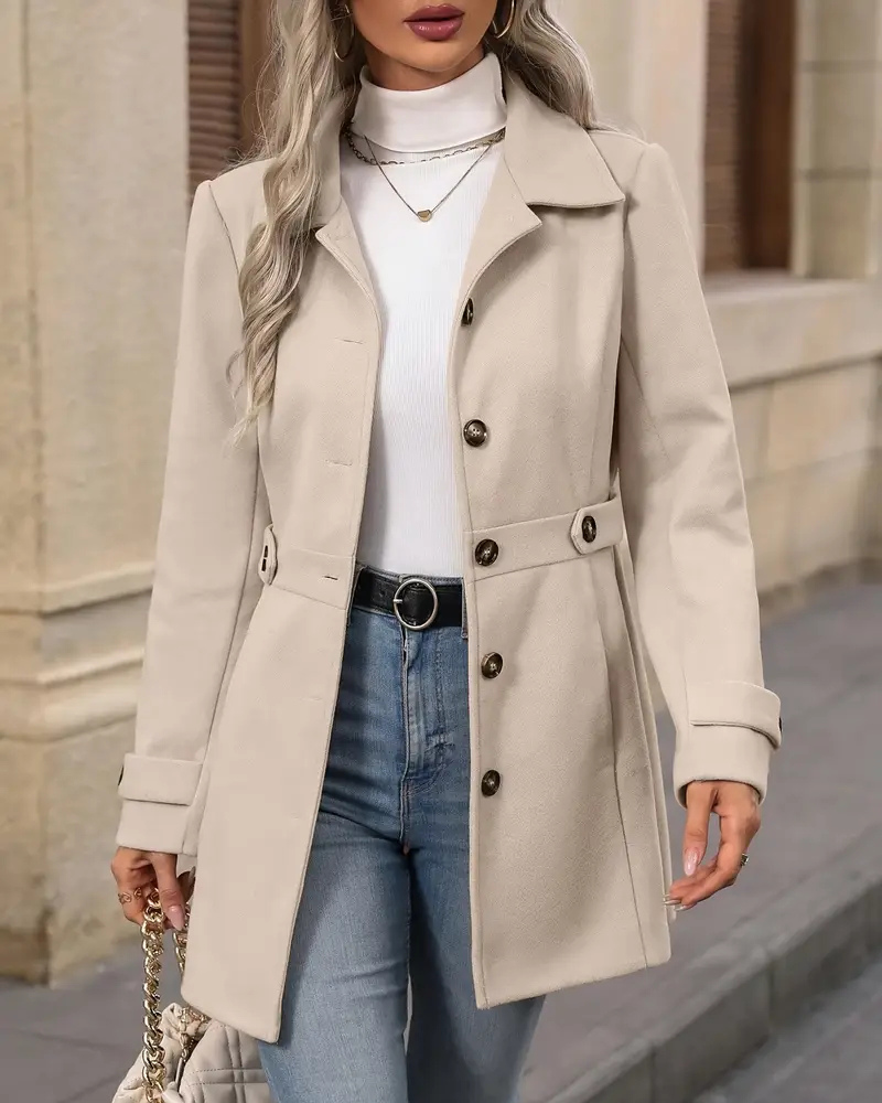 Elena™ | Eleganter taillierter Mantel