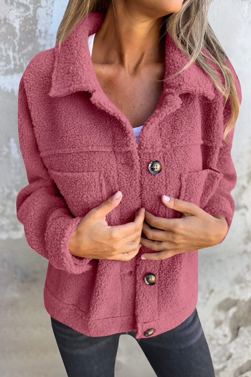 Rina™ | Warme lässige Teddyjacke