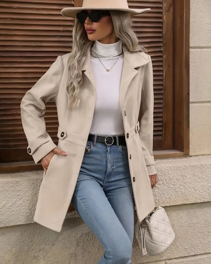 Elena™ | Eleganter taillierter Mantel