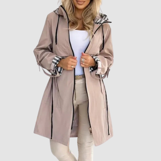 Camille™ | Chaqueta de Entretiempo con Capucha