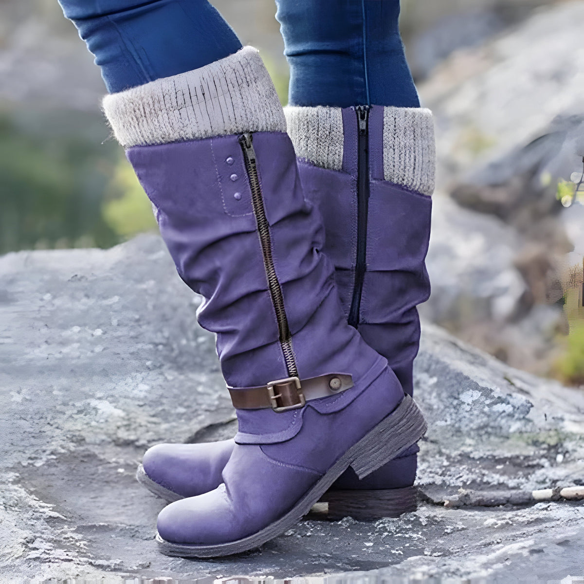 Faye™ | Elegante bequeme Stiefel mit stützendem Fußbett