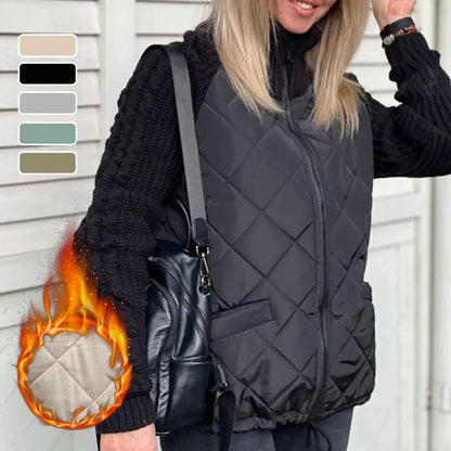 Nienke™ | Warme Steppjacke mit Strickärmeln