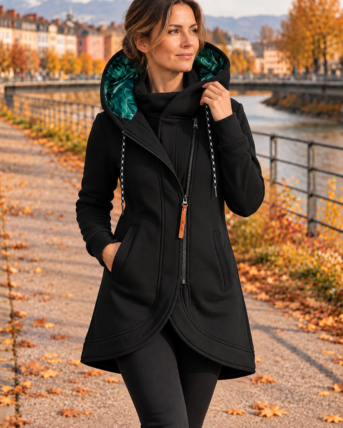 Aurélie™ | Warme Jacke mit Kapuze