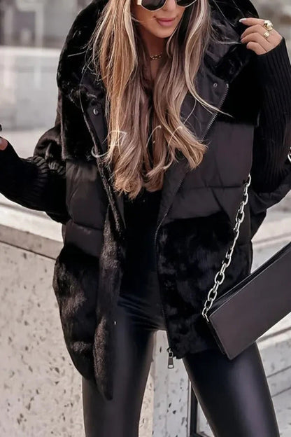 Isabelle™ | Warme Jacke mit Kapuze