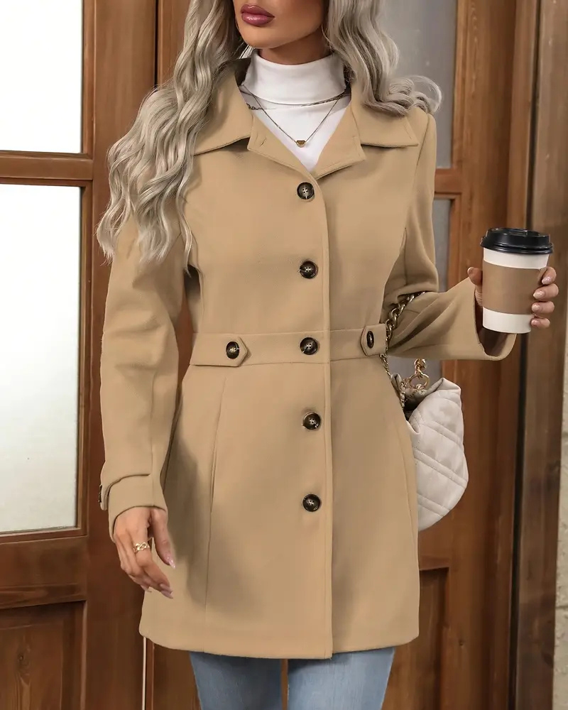 Elena™ | Eleganter taillierter Mantel