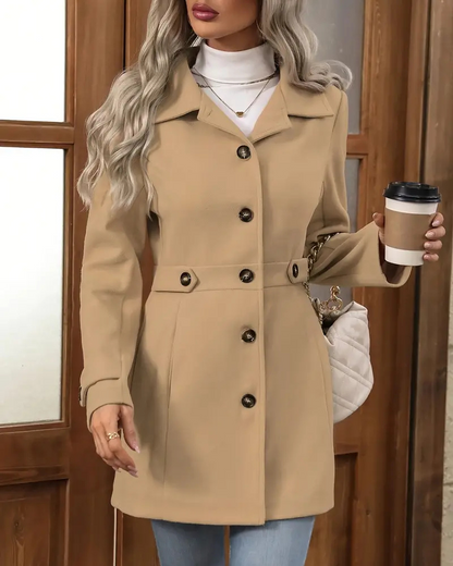 Elena™ | Eleganter taillierter Mantel
