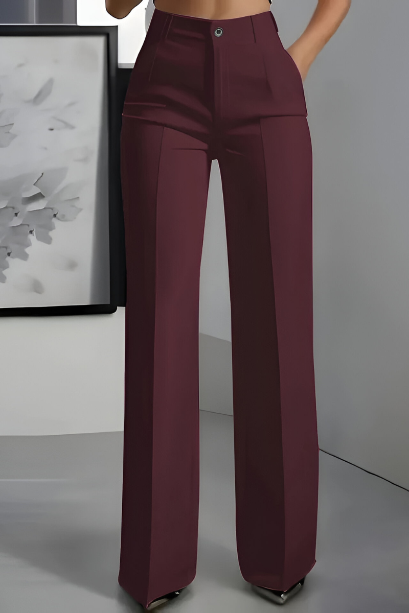 Kiva™ | Pantalon Élégant Taille Haute