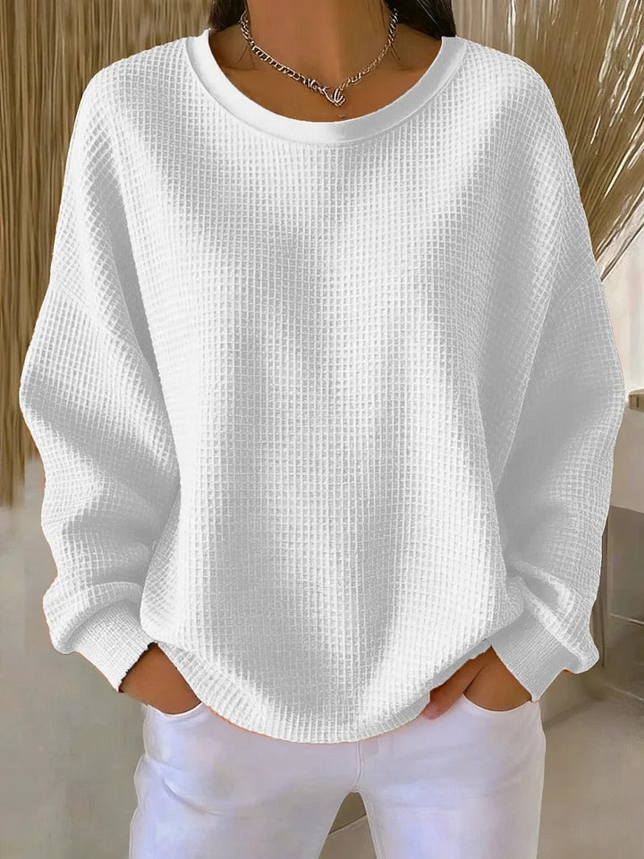 Sari™ | Lässiger Strickpullover mit Struktur