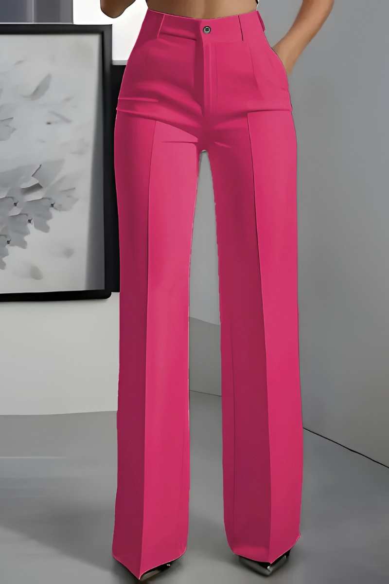 Kiva™ | Pantalon Élégant Taille Haute