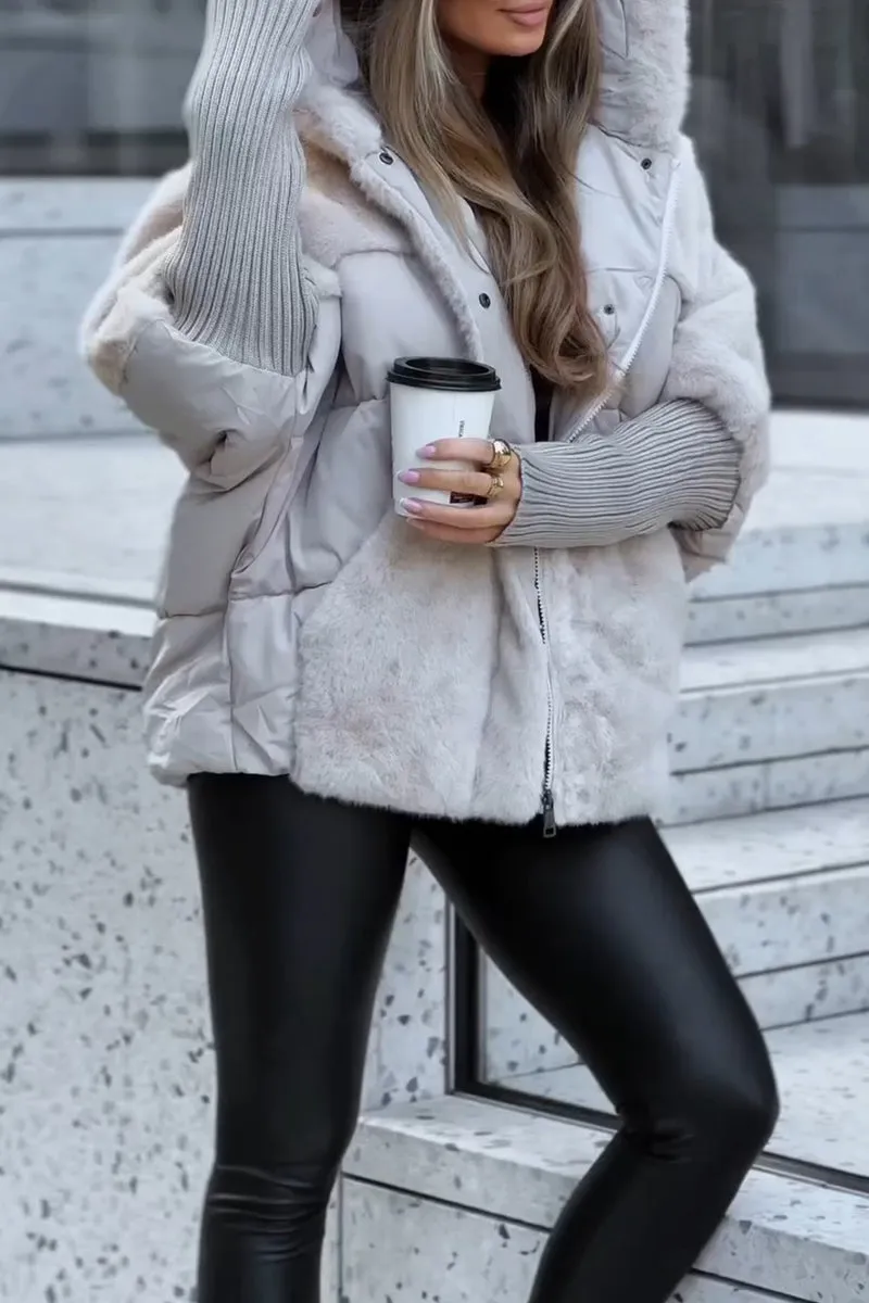 Isabelle™ | Warme Jacke mit Kapuze