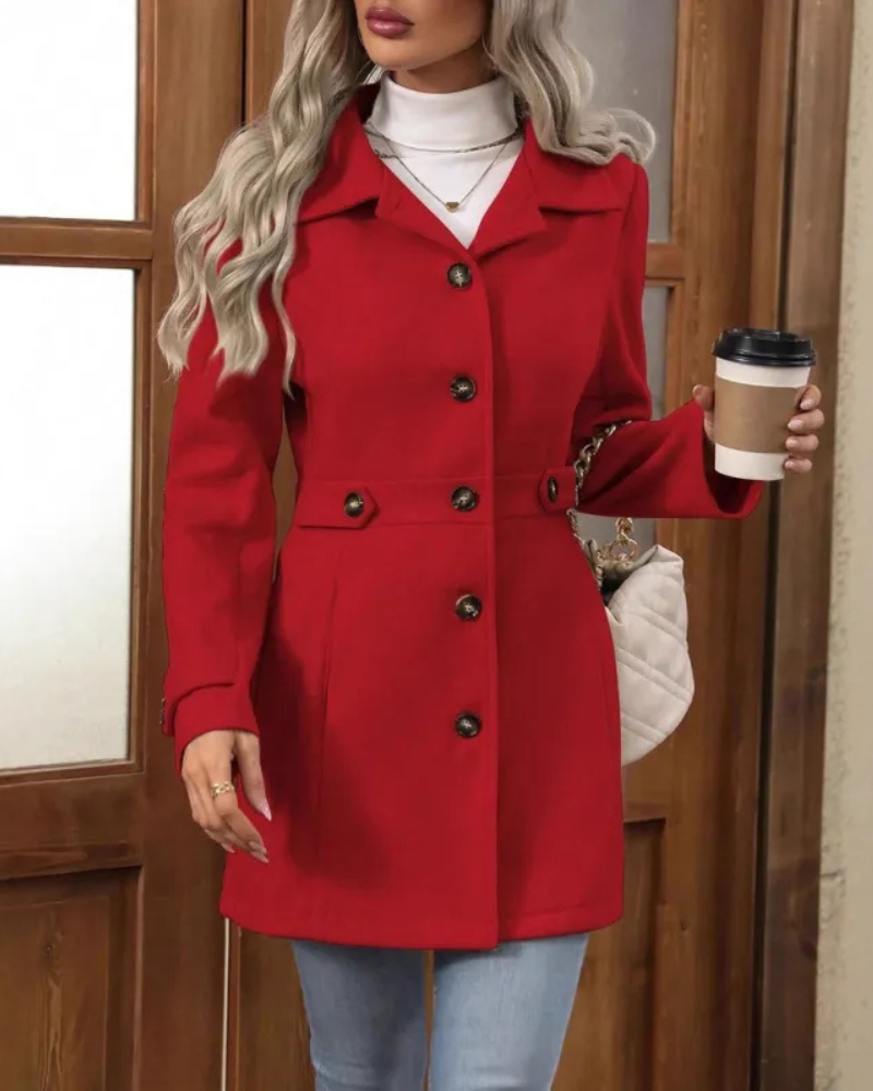 Elena™ | Eleganter taillierter Mantel