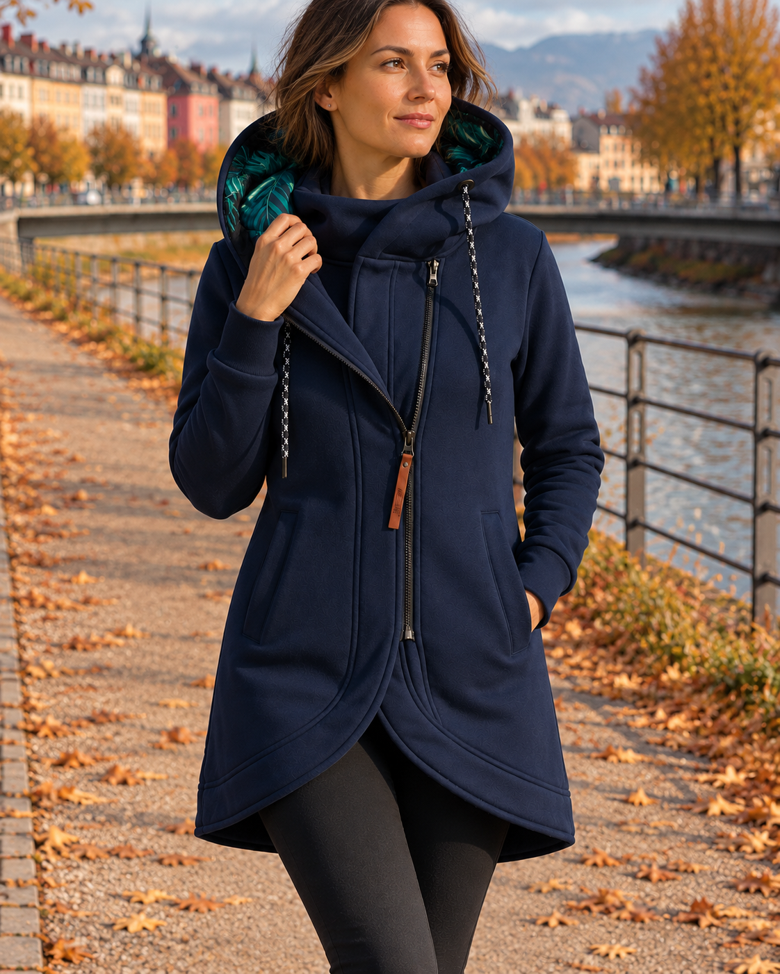 Aurélie™ | Warme Jacke mit Kapuze