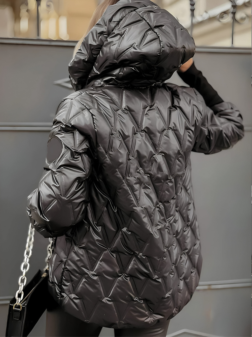 Aurora™ | Bequemer gesteppter Wintermantel mit Kapuze