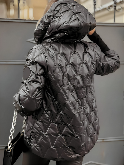 Aurora™ | Bequemer gesteppter Wintermantel mit Kapuze