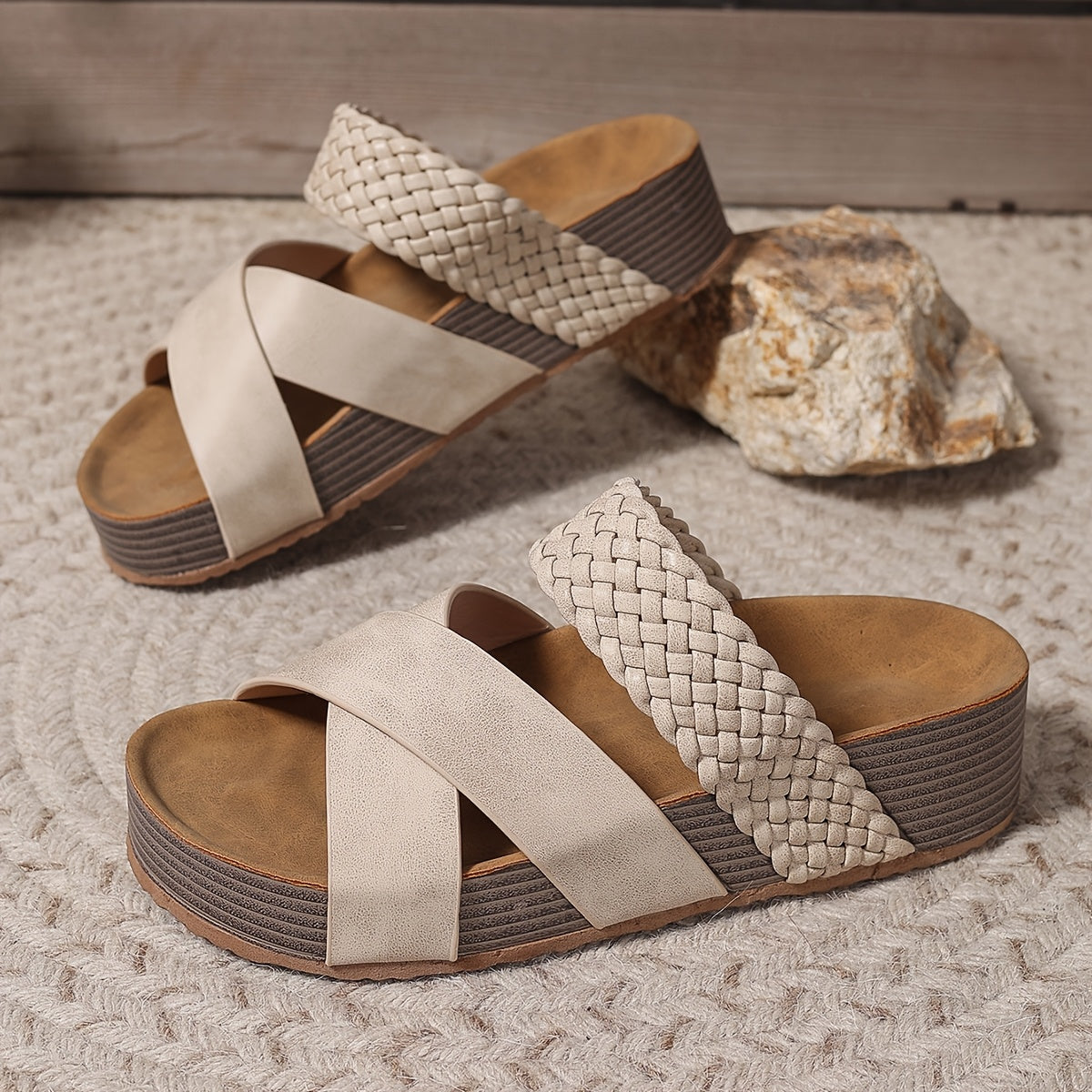 Donatella | Sandalias de Elegancia Trenzada