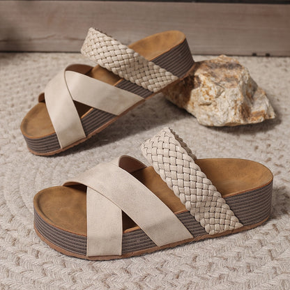 Donatella | Sandalias de Elegancia Trenzada