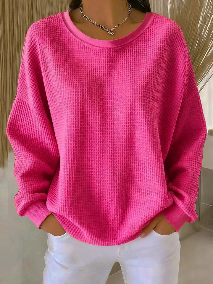 Sari™ | Lässiger Strickpullover mit Struktur