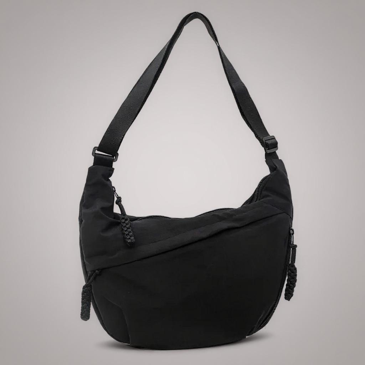 Rosa | Bolso de Hombro Negro