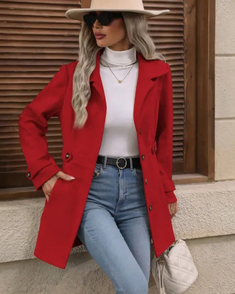 Elena™ | Eleganter taillierter Mantel