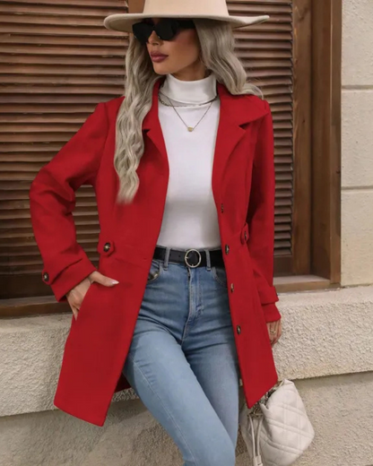 Elena™ | Eleganter taillierter Mantel