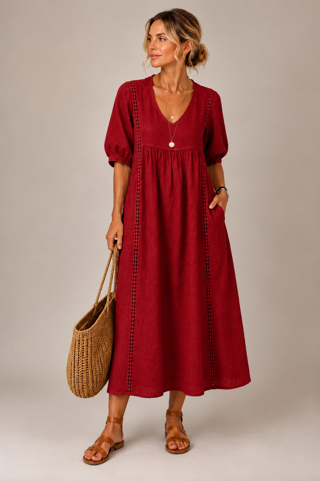 Sefi | Vestido midi de otoño/verano