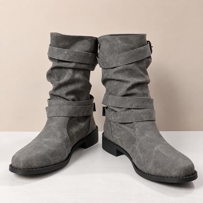 Dalia | Botines de otoño con tacón bajo y hebilla