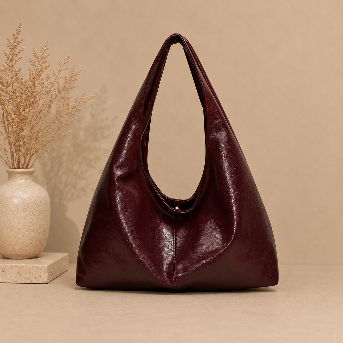 Valentina | Bolso Hobo de Silueta Esculpida