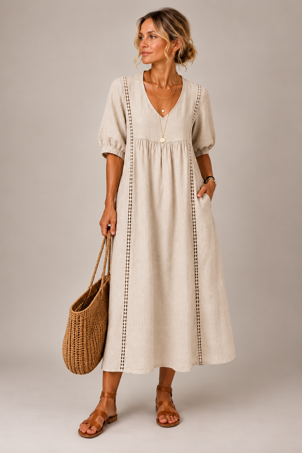 Sefi | Vestido midi de otoño/verano