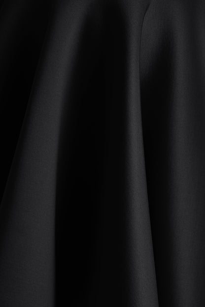 Peggy | Vestido Corto Negro Skater con Escote Halter