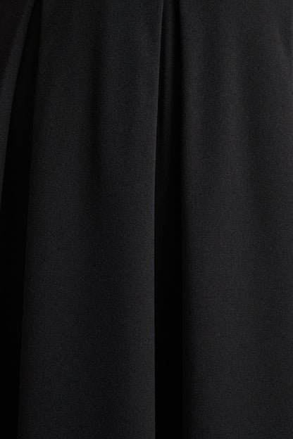 Rhode | Vestido midi negro con escote halter