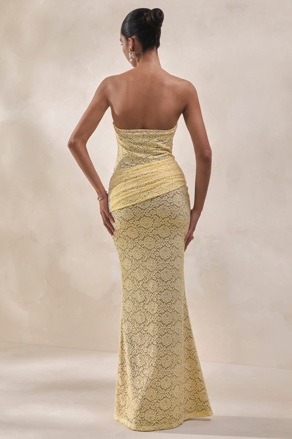 Vissia | Body Bandeau Limón De Encaje