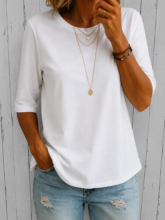 Ilenia | T-shirt casual a mezze maniche