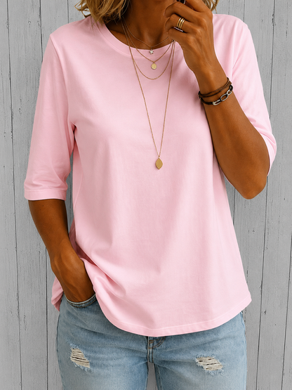 Ilenia | Camiseta Casual de Manga Corta