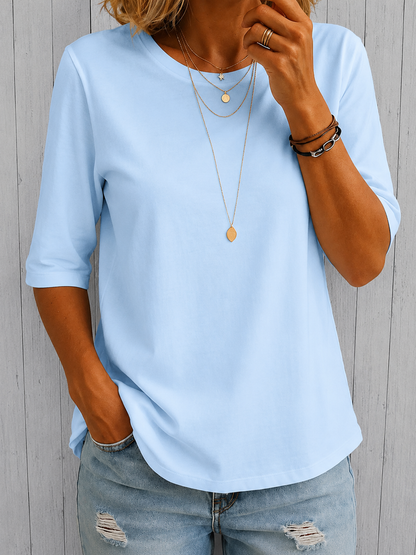 Ilenia | Camiseta Casual de Manga Corta